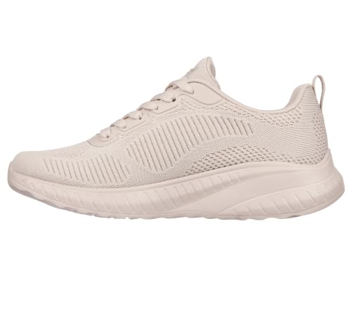 Detalle de Skechers Donna Squad Chaos Face Off Trainer Nude Engineered Knit 37 EU