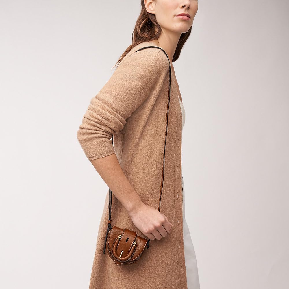 Detalle de Fossil - Harwell, Tracolla Donna: mini bag in pelle con solapa