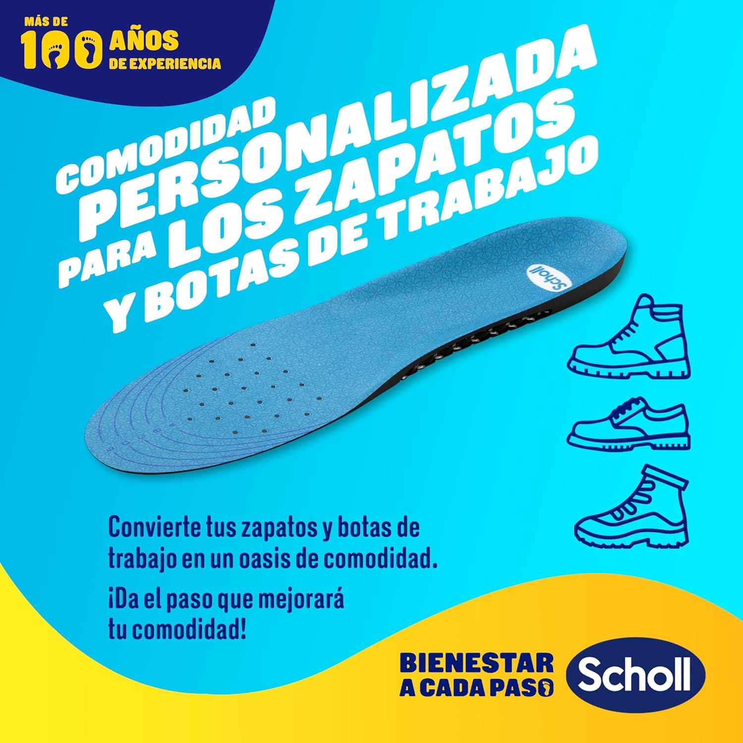 Thumbnail 3 de Scholl GelActiv Plantillas para Hombre, talla 40–46,5 👞