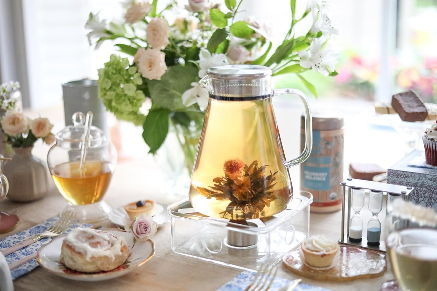 Detalle 2 de Teabloom One-Touch Tea Maker 40 oz teapot ๐ต