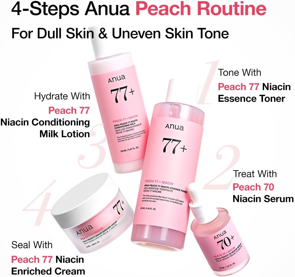 Detalle 2 de Anua Peach Niacinamide Cream: Hydrating Korean Skin-Glows, 50ml