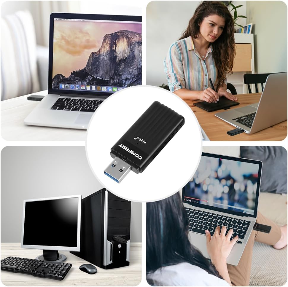 Thumbnail 6 de OFFCUP 3000Mbps WiFi 6 USB adapter