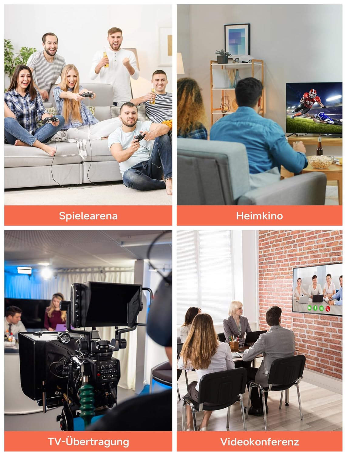 Thumbnail 5 de JSAUX Câble HDMI 2.1 Ultra High Speed 8K 5 m (48Gbps) – eARC, HDR10, compatible PS5/PS4 et TV