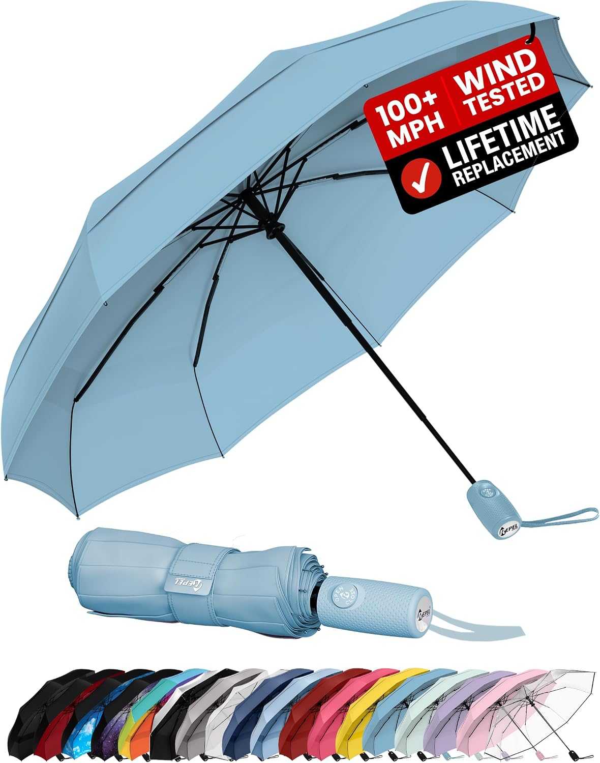 Detalle de Repel Travel Umbrella, 11.5-Inch