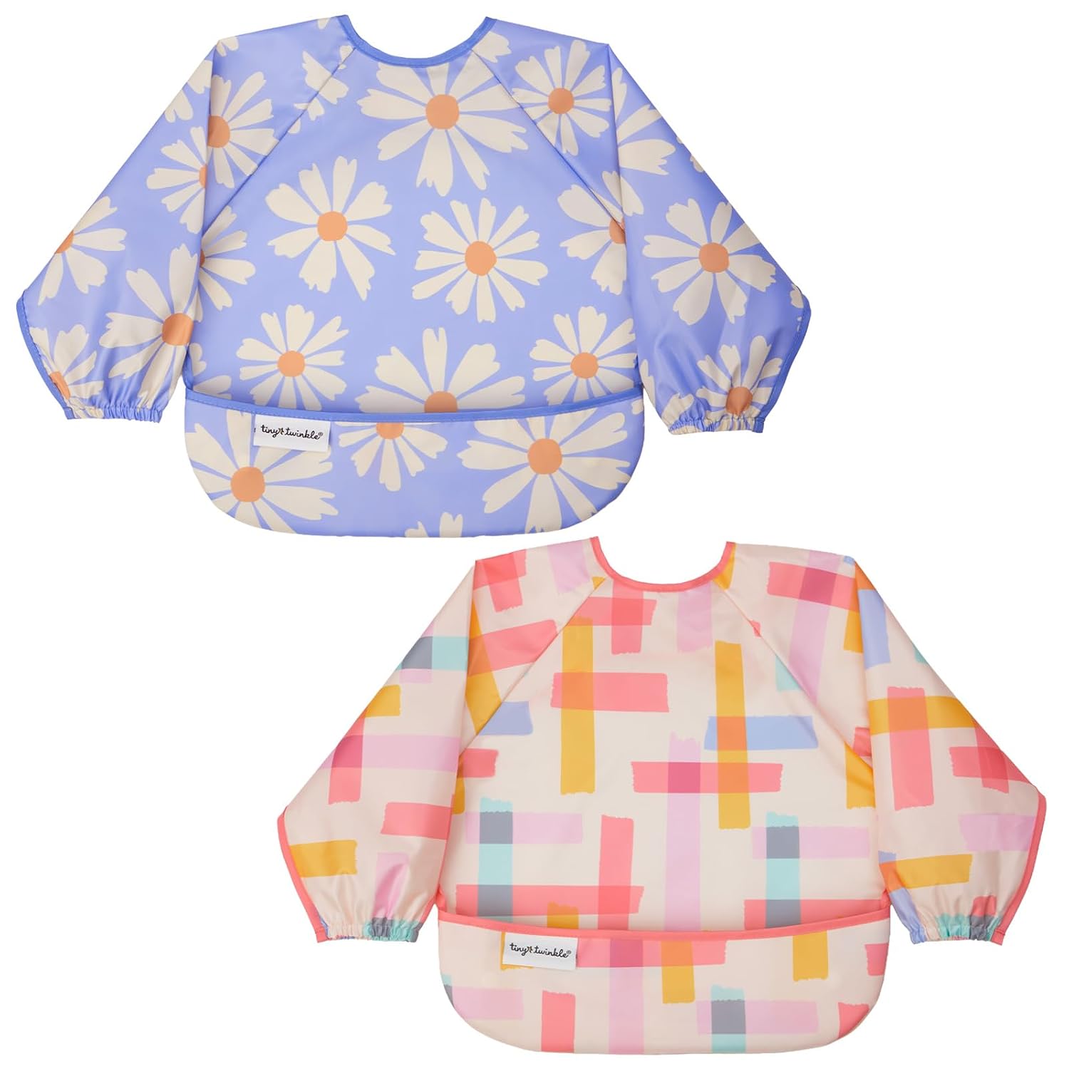 Detalle 2 de Tiny Twinkle Long-Sleeve Bib, 2-Pack