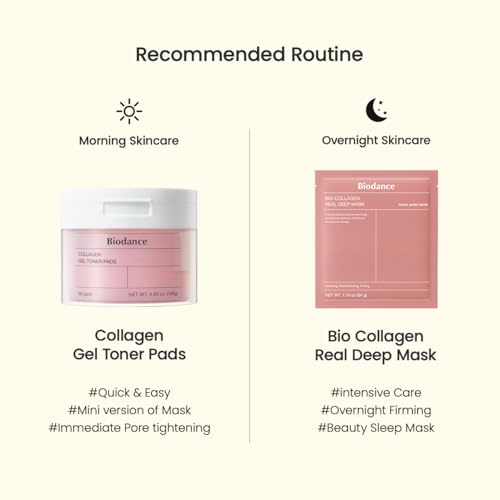 Thumbnail 7 de BIODANCE Collagen Gel Toner Pads – Gel au collagène, exfoliation douce pour les pores et l’élasticité (60 pads)