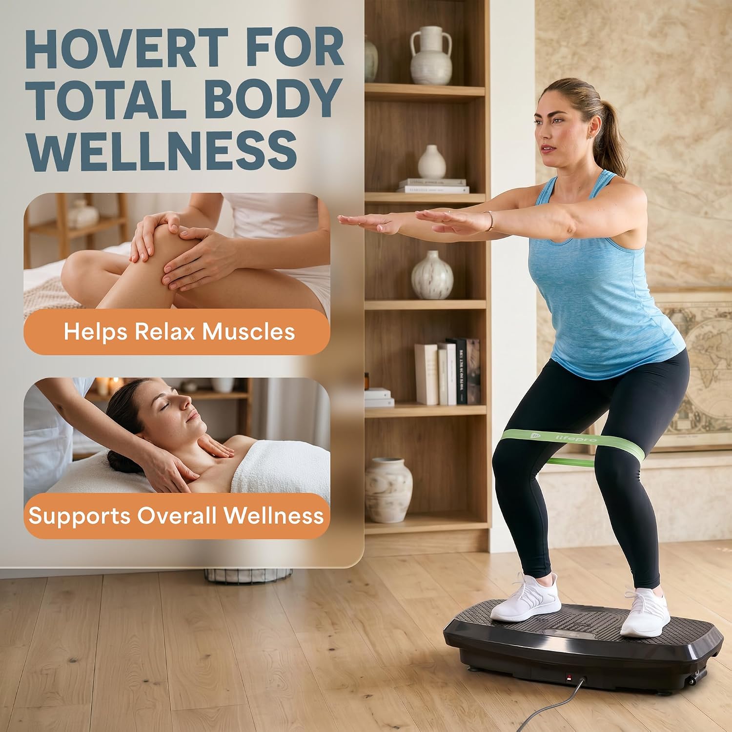 Detalle de Lifepro Vibration Plate Exercise Machine