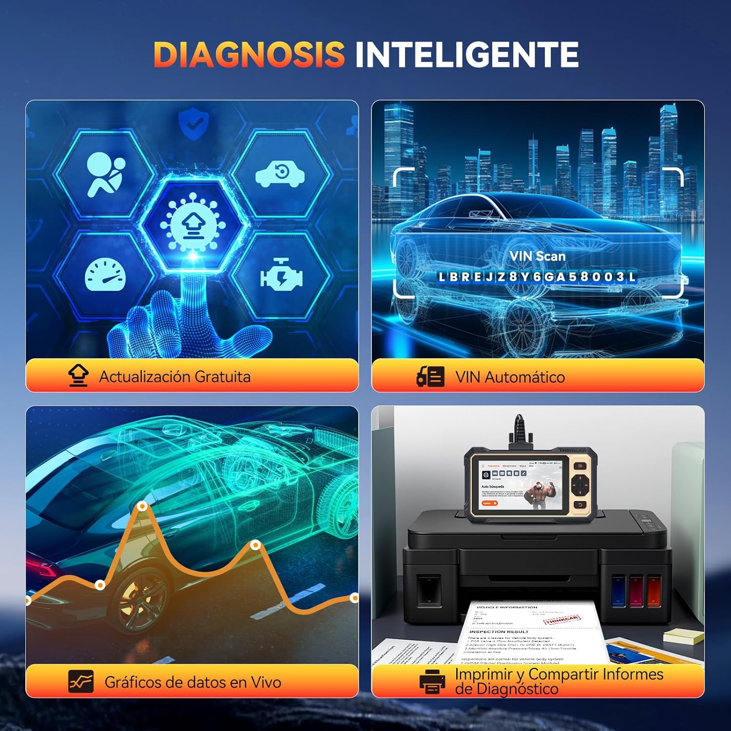 Thumbnail 5 de ThinkCar ThinkScan 662 OBD2 Multimarca