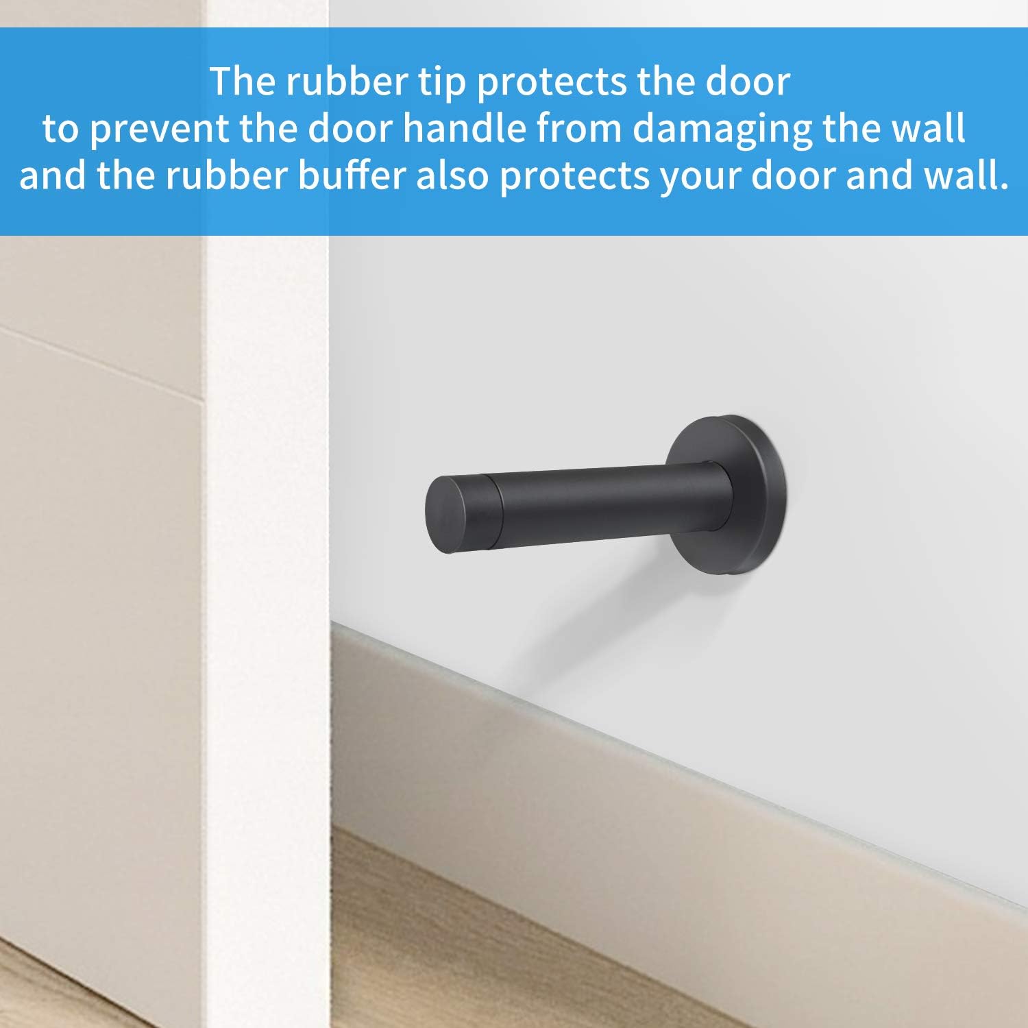 Detalle de DOKU 3.5 Inch door stop, 3 pack