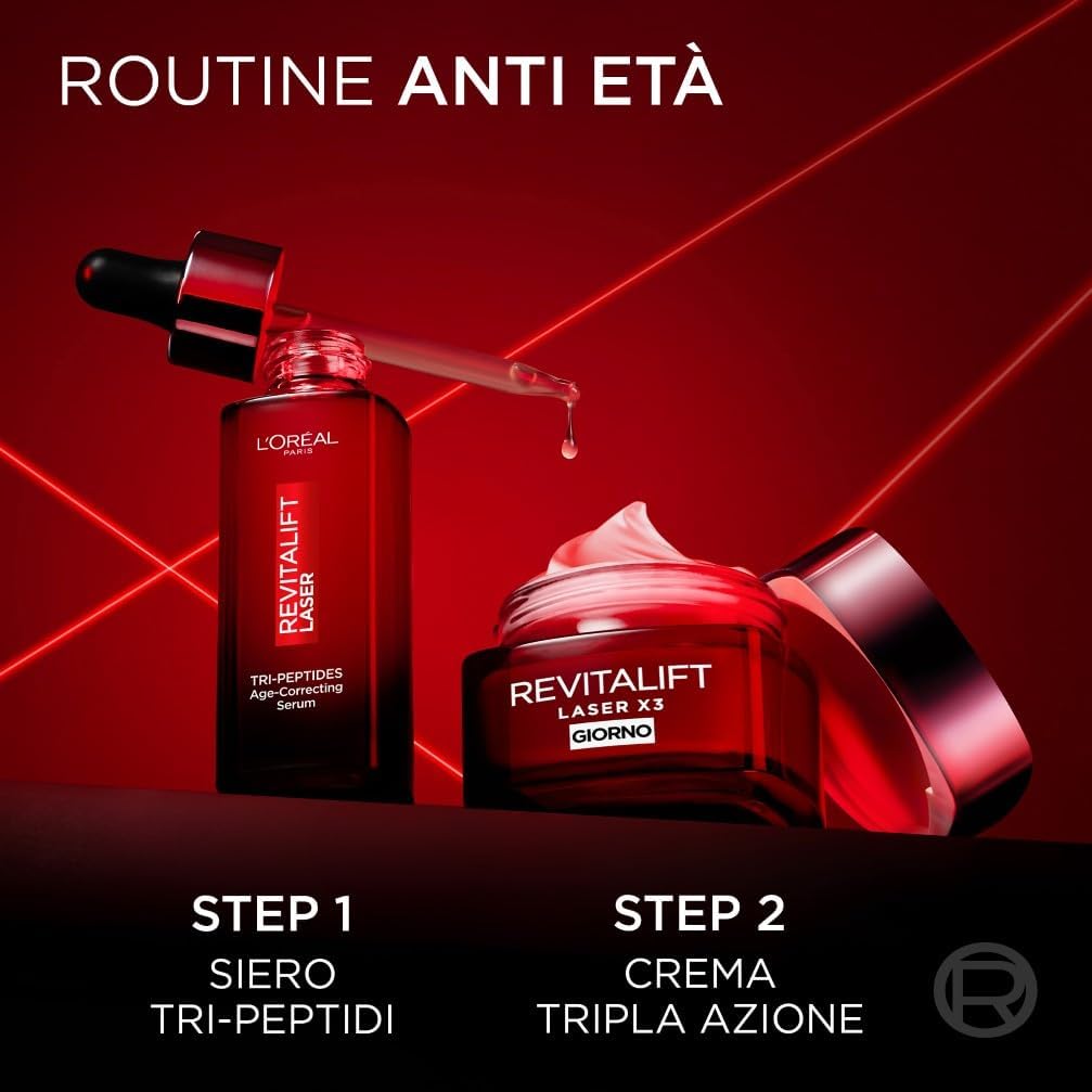 Thumbnail 6 de L'Oréal Paris Siero Tri-Peptidi Anti-Età Revitalift Laser 50 ml – Idrata, elasticizza e illumina la pelle