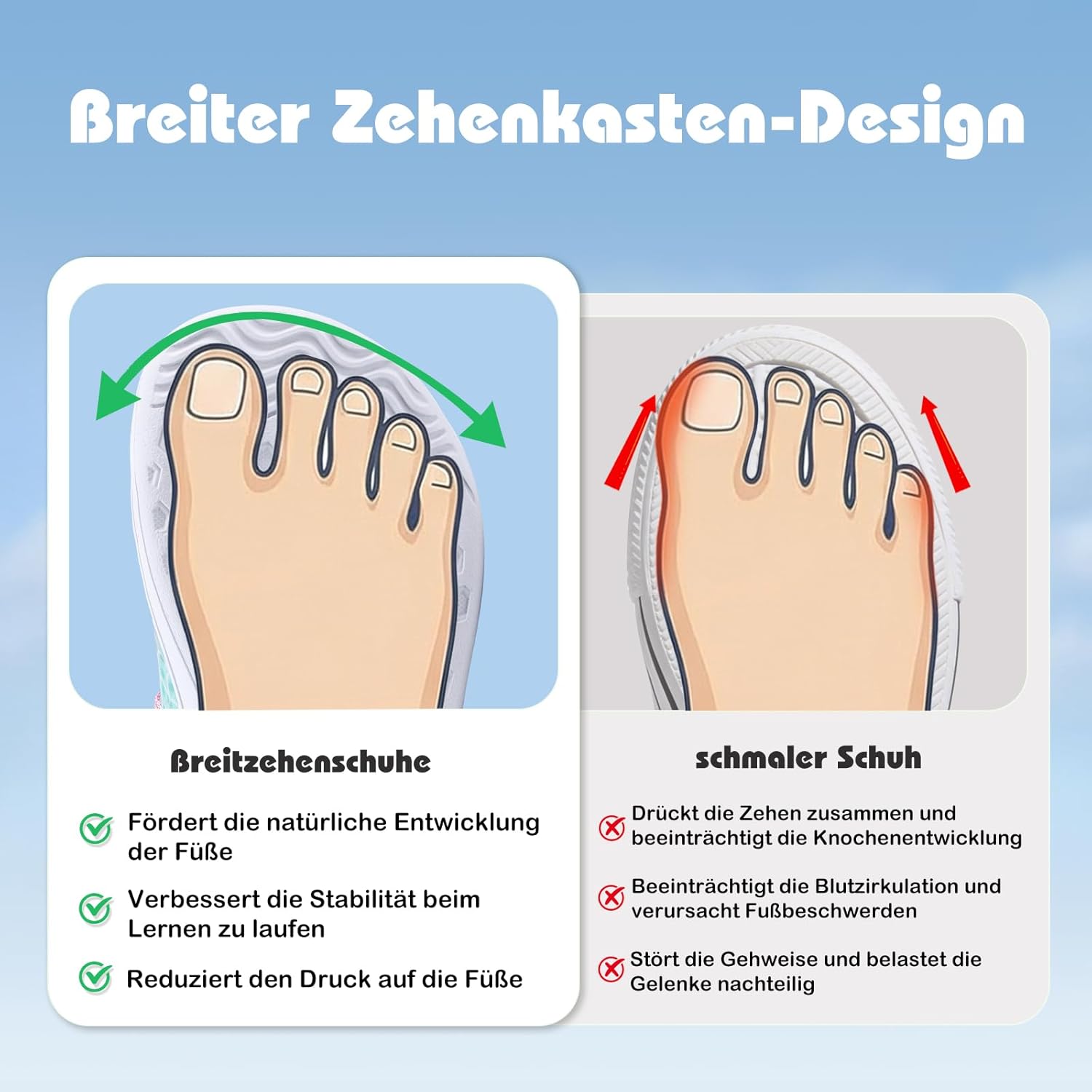 Thumbnail 2 de IceUnicorn Barfußschuhe Kinder Breite