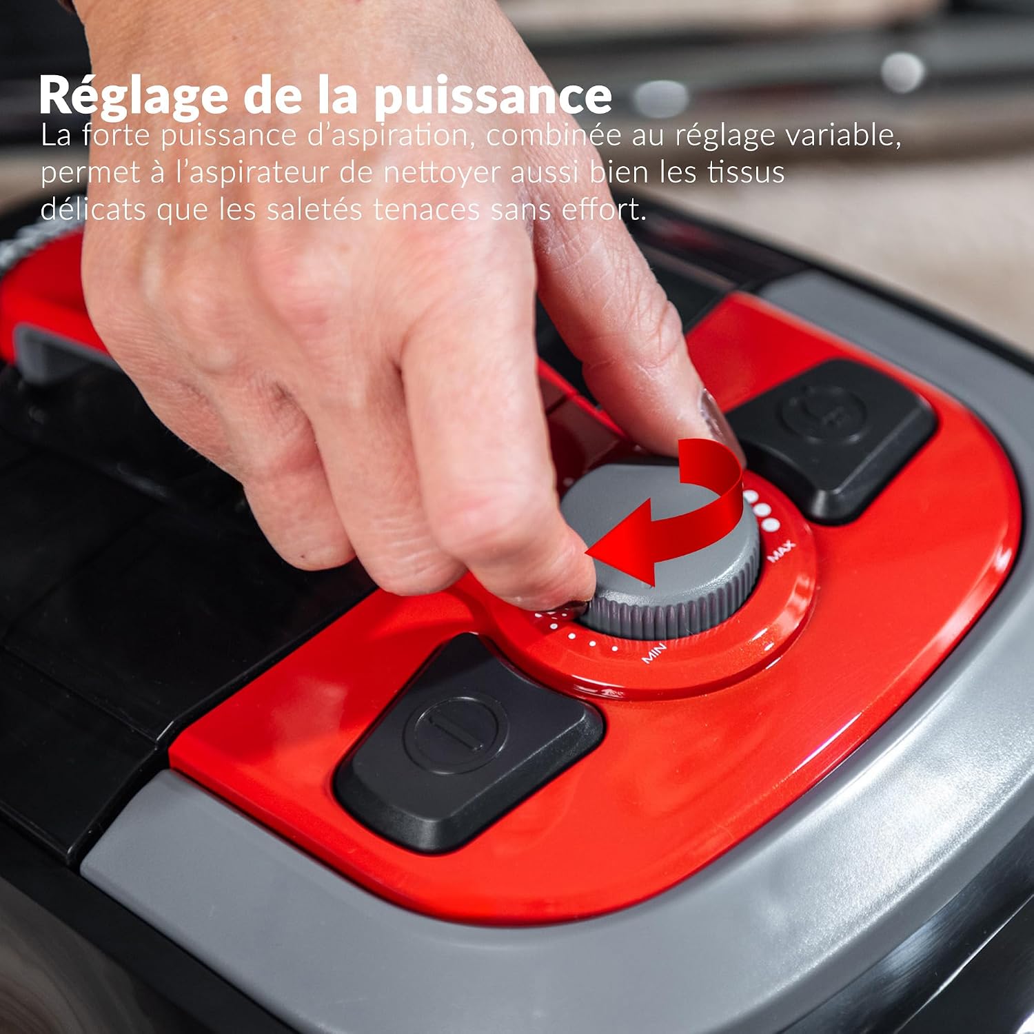 Detalle 2 de LEHMANN Typhoon beutelloser Staubsauger 4000 Watt – leistungsstarker Zyklon-Staubsauger mit großem 2,5-Liter-Behälter und umfangreichem Düsen-Set