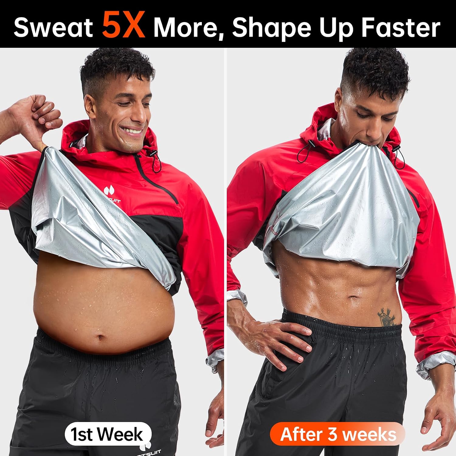 Detalle de HOTSUIT Sauna Suit for Men