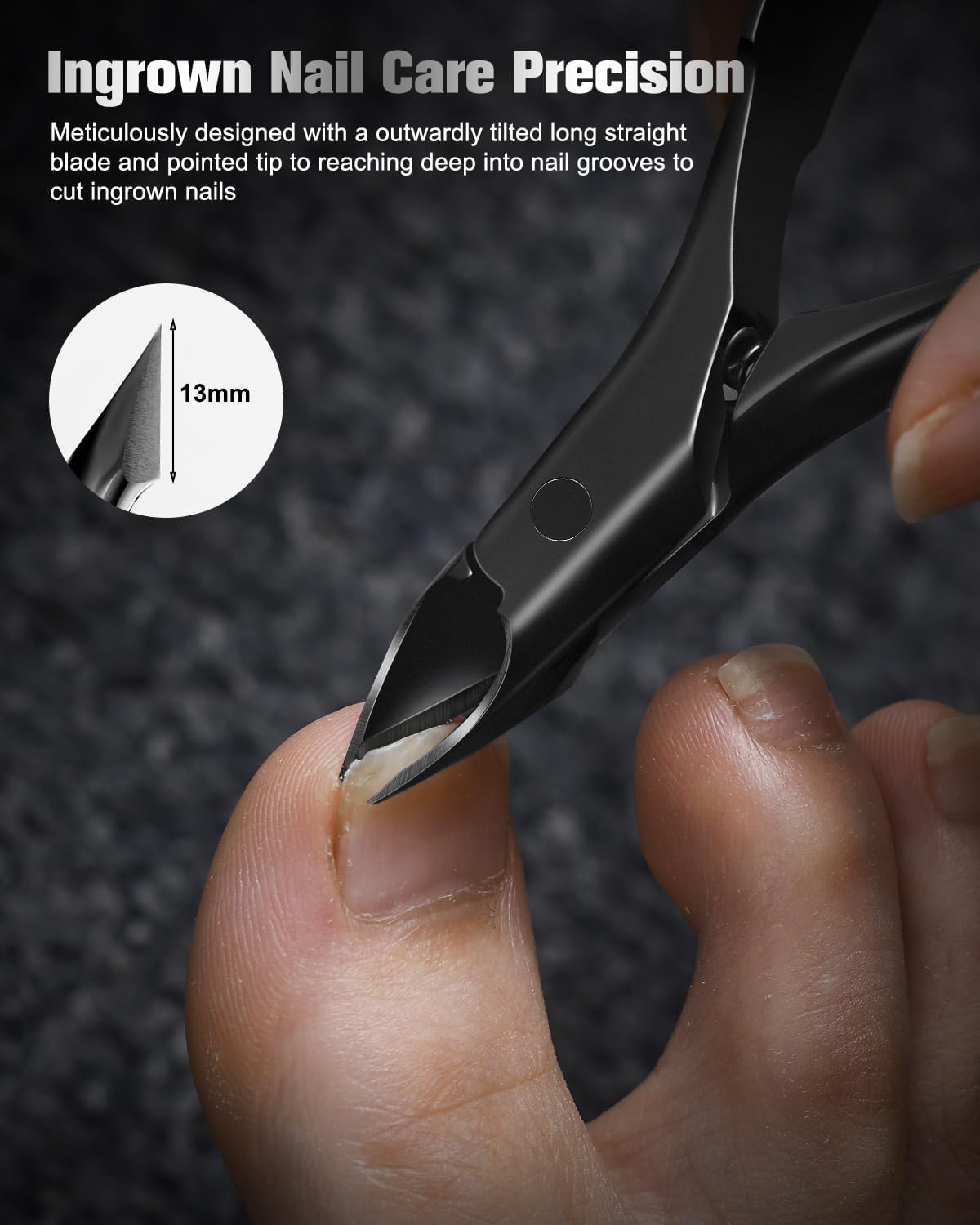 Detalle de FERYES Ingrown Toenail Clipper, Stainless Steel