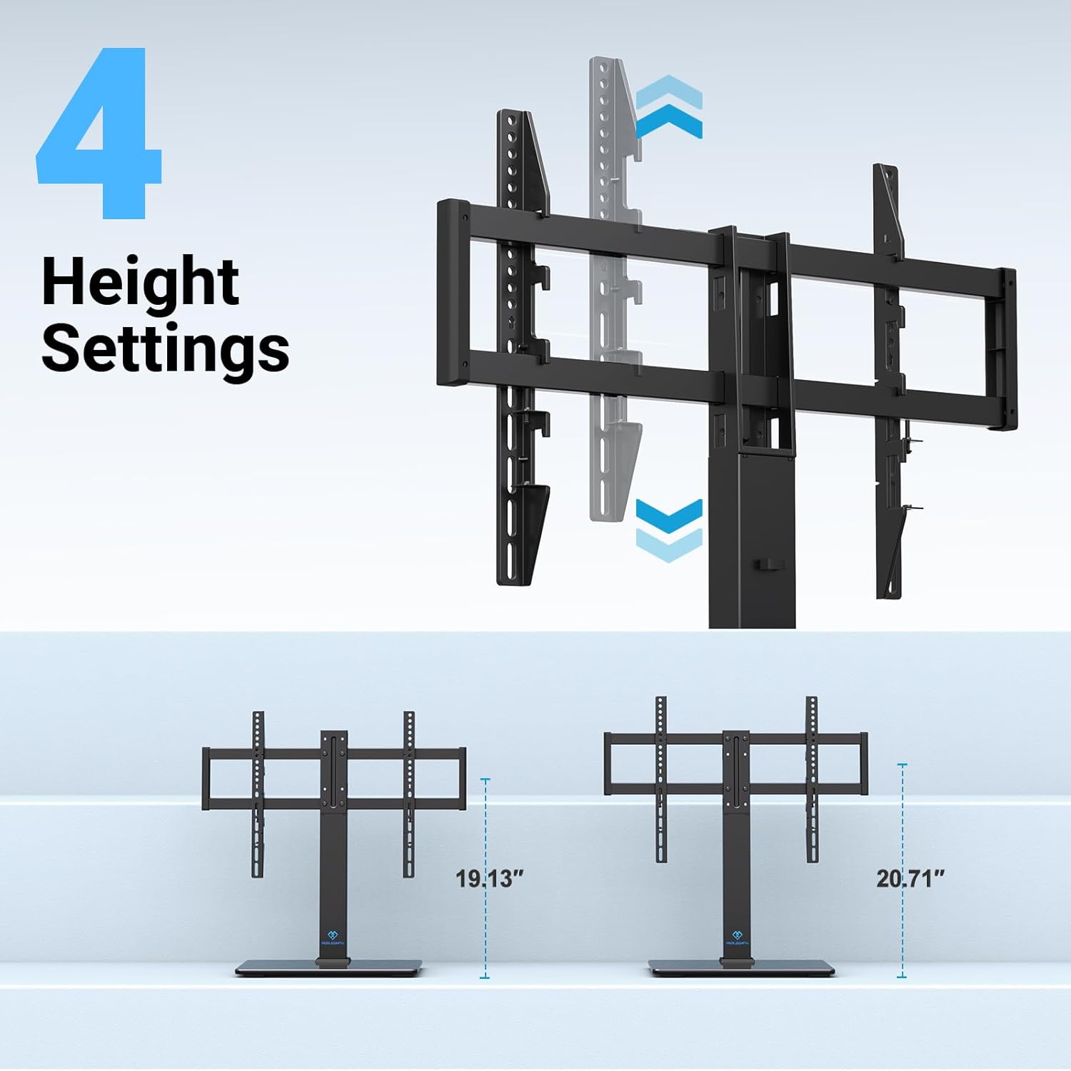 Thumbnail 5 de PERLESMITH PSTVS02-N1 Universal Swivel TV Stand for 32-75 inch TVs