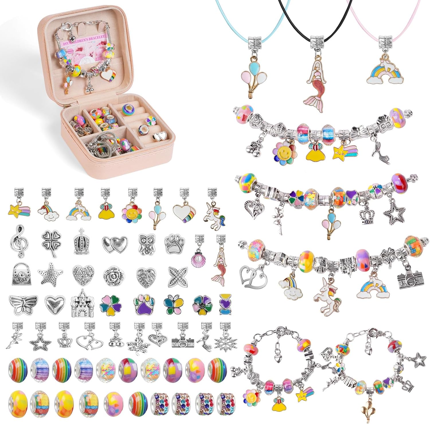 AUAUY kit braccialetti DIY con 3 bracciali