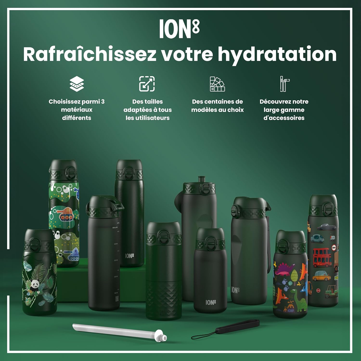 Thumbnail 6 de Ion8 Gourde Enfant 350 ml 🥤