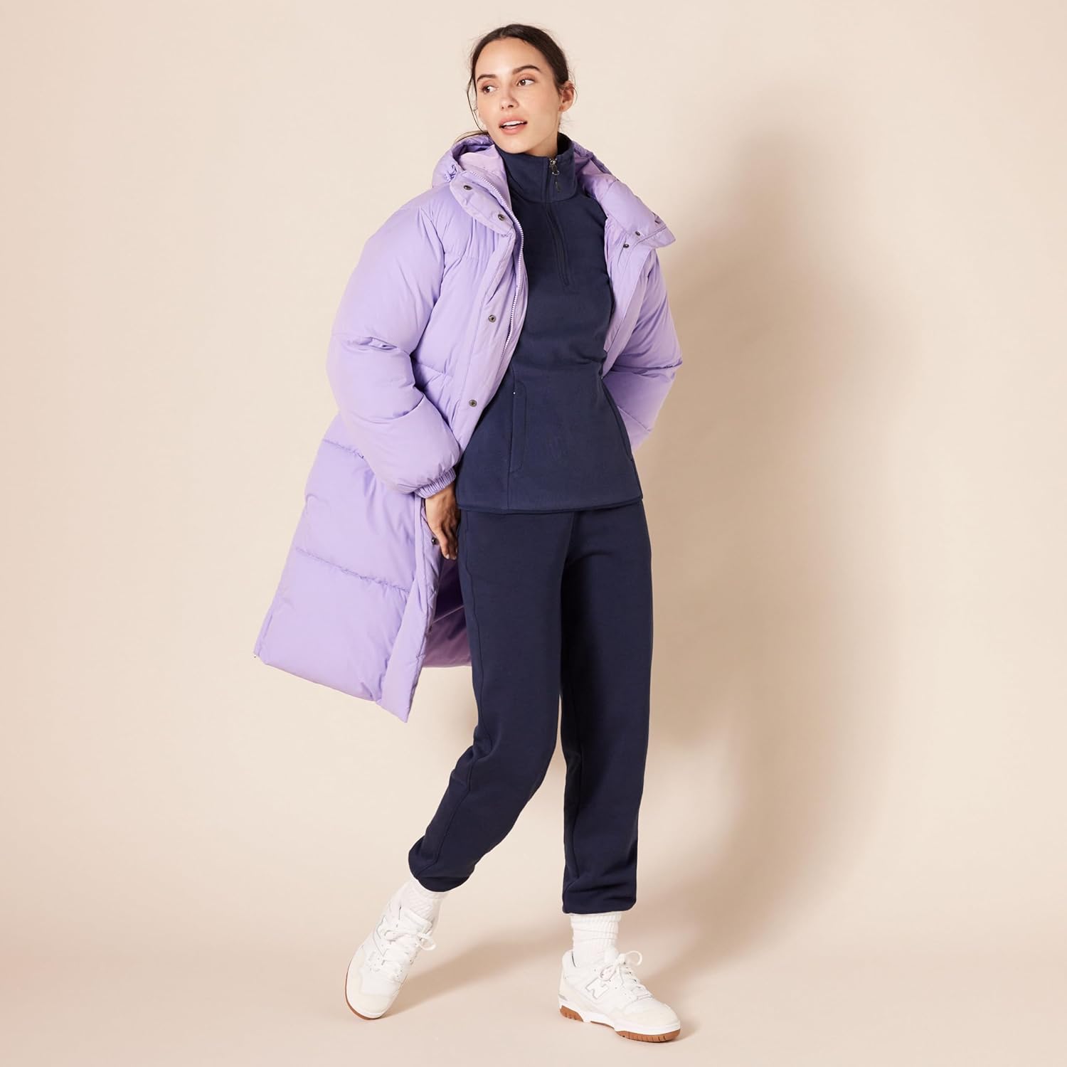 Thumbnail 3 de Amazon Essentials Mädchen Langärmelige Pulloverjacke aus Polarfleece mit Viertelreißverschluss