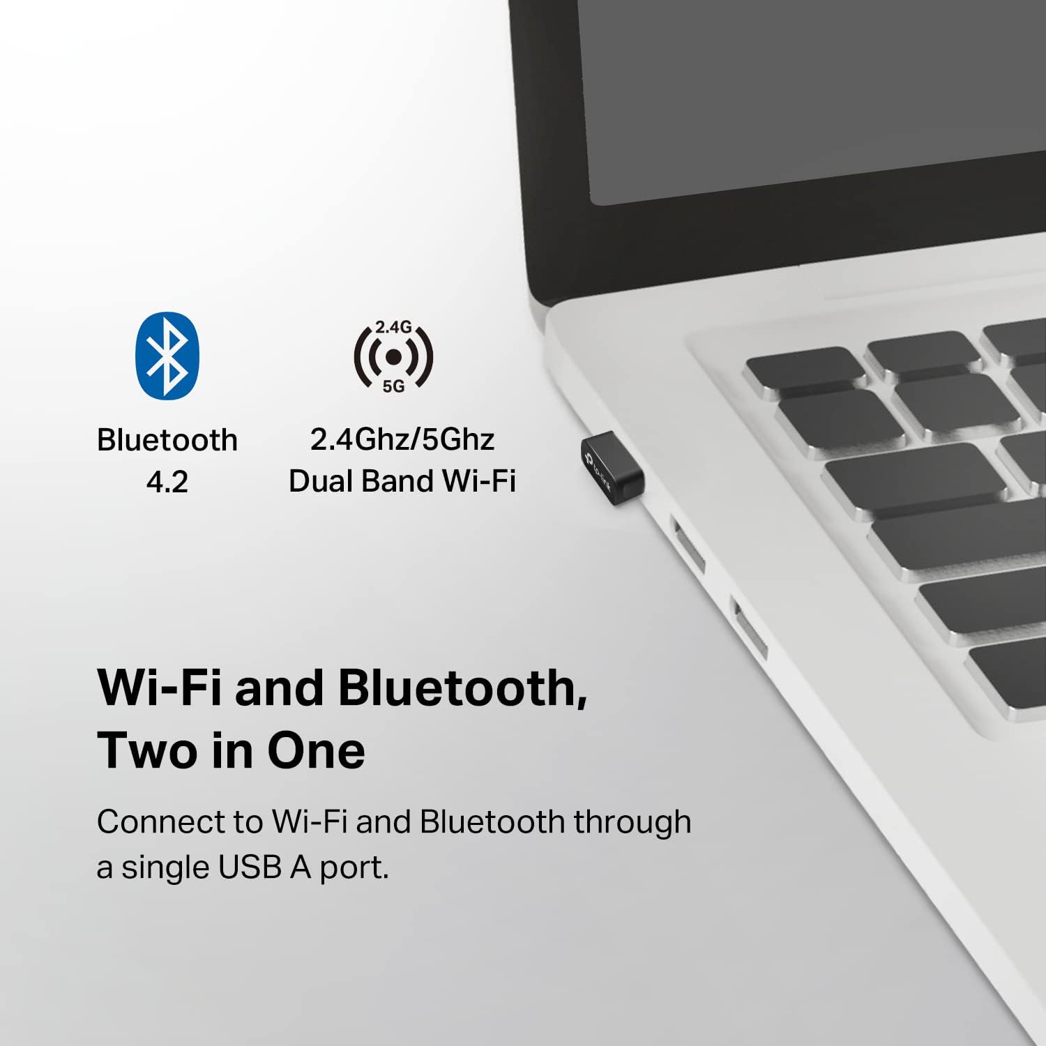 Detalle de TP-Link USB Wi-Fi and Bluetooth Adapter Archer T2UB Nano