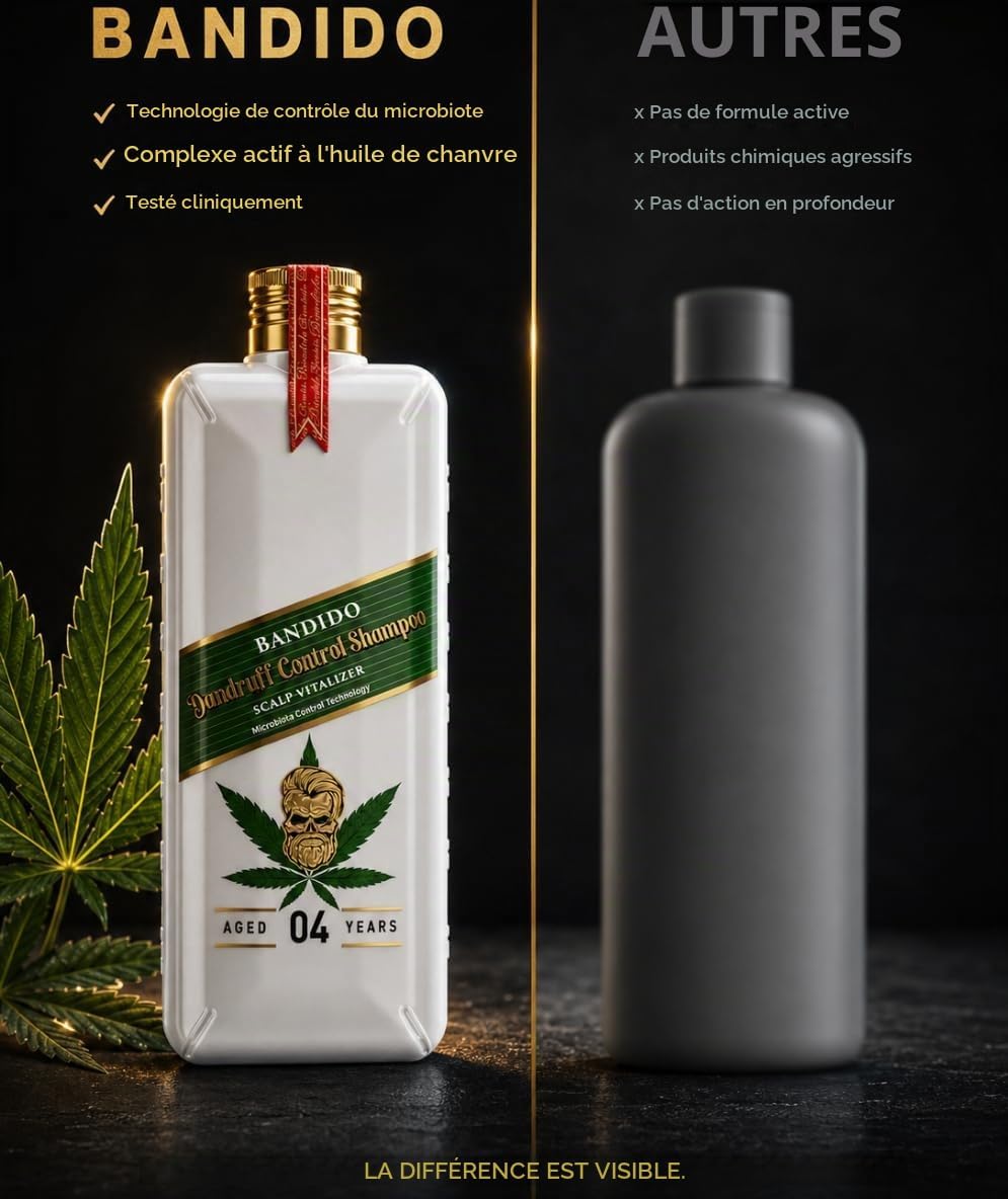 Detalle 1 de Bandido Roos Shampoo 350 ml, sulfaat- en zoutvrij met menthol