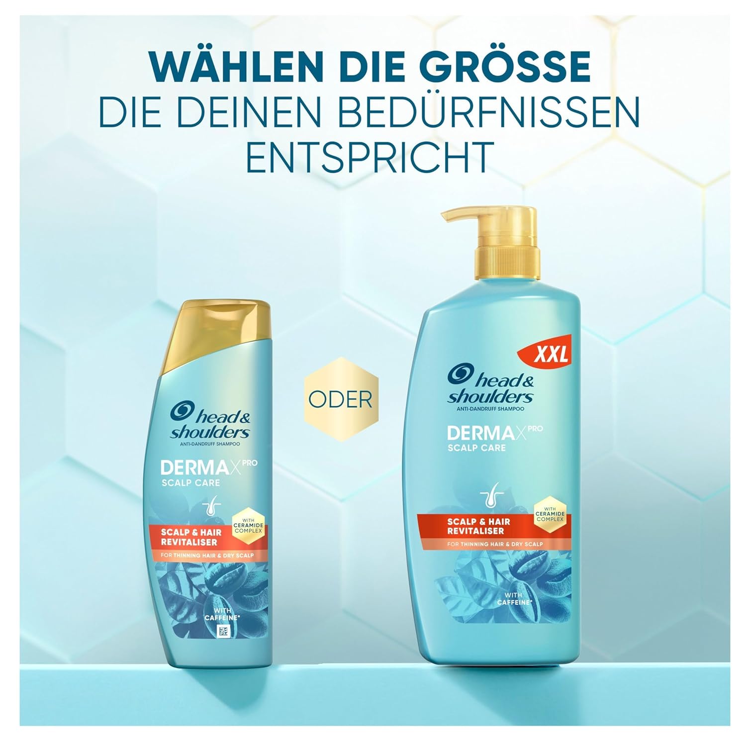 Thumbnail 1 de Head & Shoulders DermaXPro Revitaliser Anti-Schuppen Shampoo 800 ml – Klinisch bewährt mit Koffein und Ceramid-Komplex