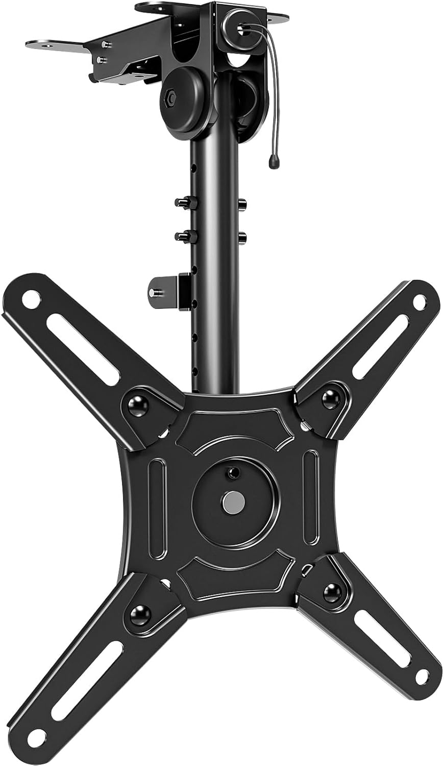 Detalle de ELIVED YD3030 Flip Down Ceiling TV Mount (14–40 in) with 360° Swivel and Height Adjustment