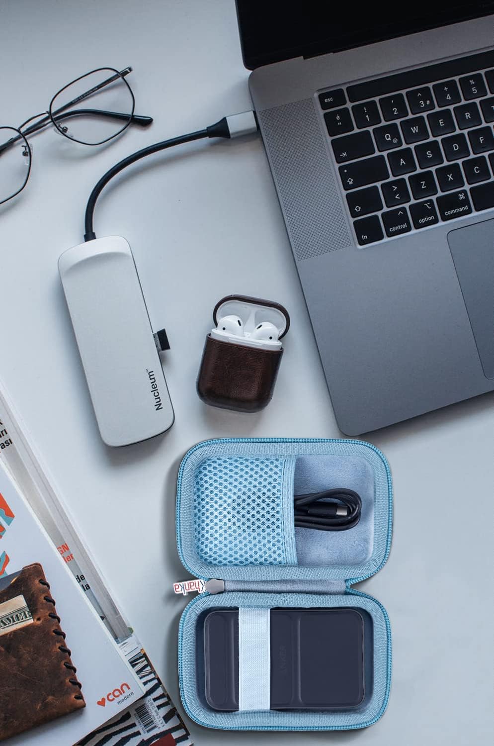 Thumbnail 6 de Khanka Hard Protective Case Misty Blue 5000mAh