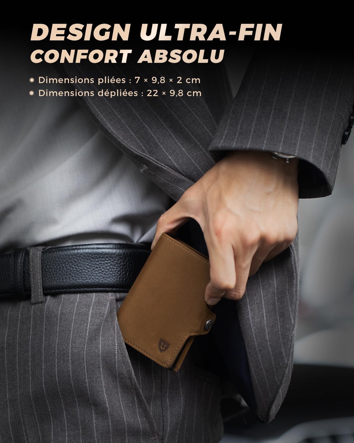 Thumbnail 5 de LORZOR Porte Carte Homme RFID XXL
