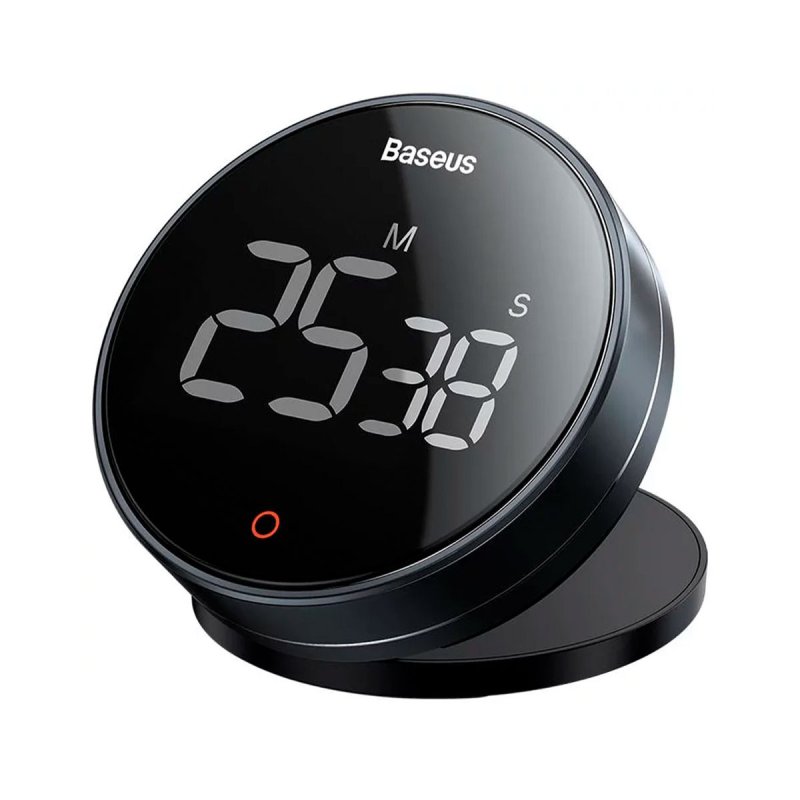 Detalle 2 de Baseus Heyo Pro FMDS000013: Temporizador Digital con Pantalla LED y Base Magnética