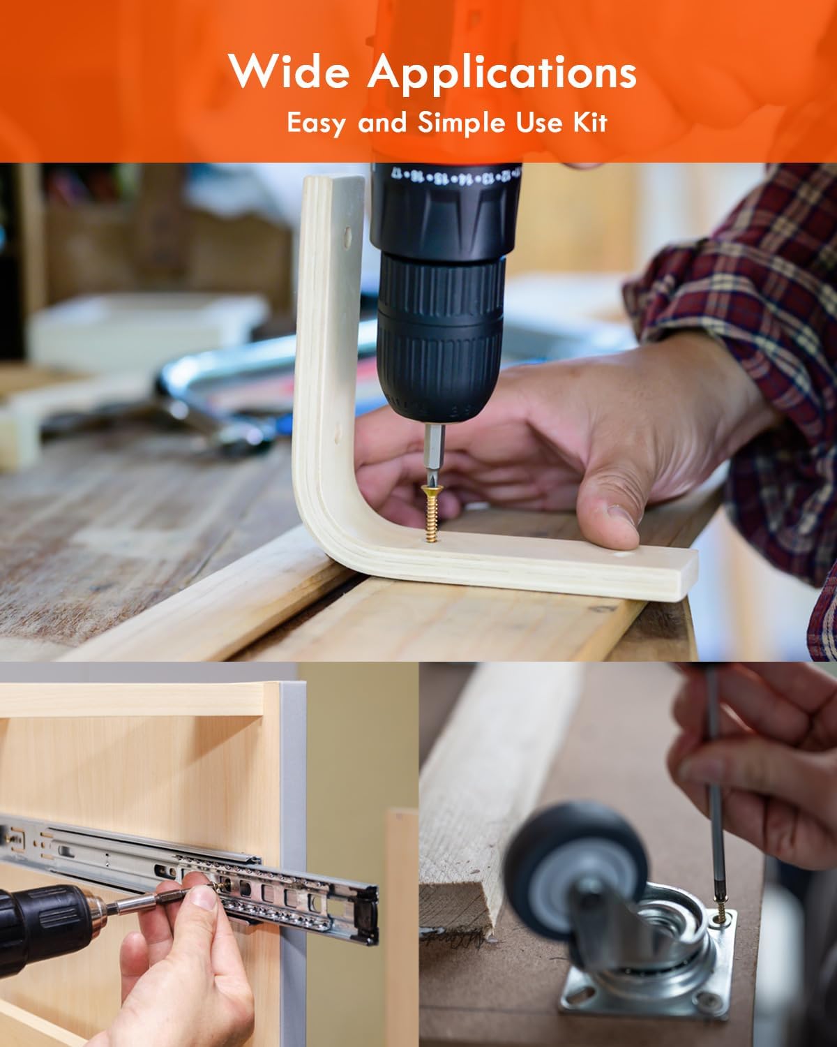 Thumbnail 5 de Gorffy Wood Screws 360 PCS