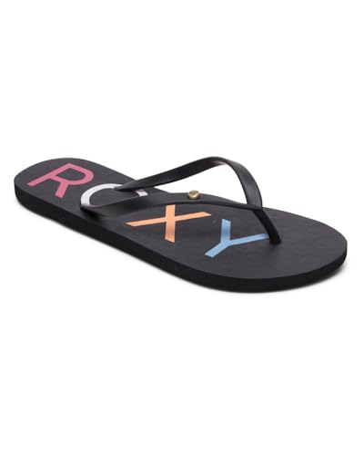 Detalle de Roxy Sandy: Zapatos de playa y piscina para mujer, Negro (Black Multi Bk5) - 38 EU