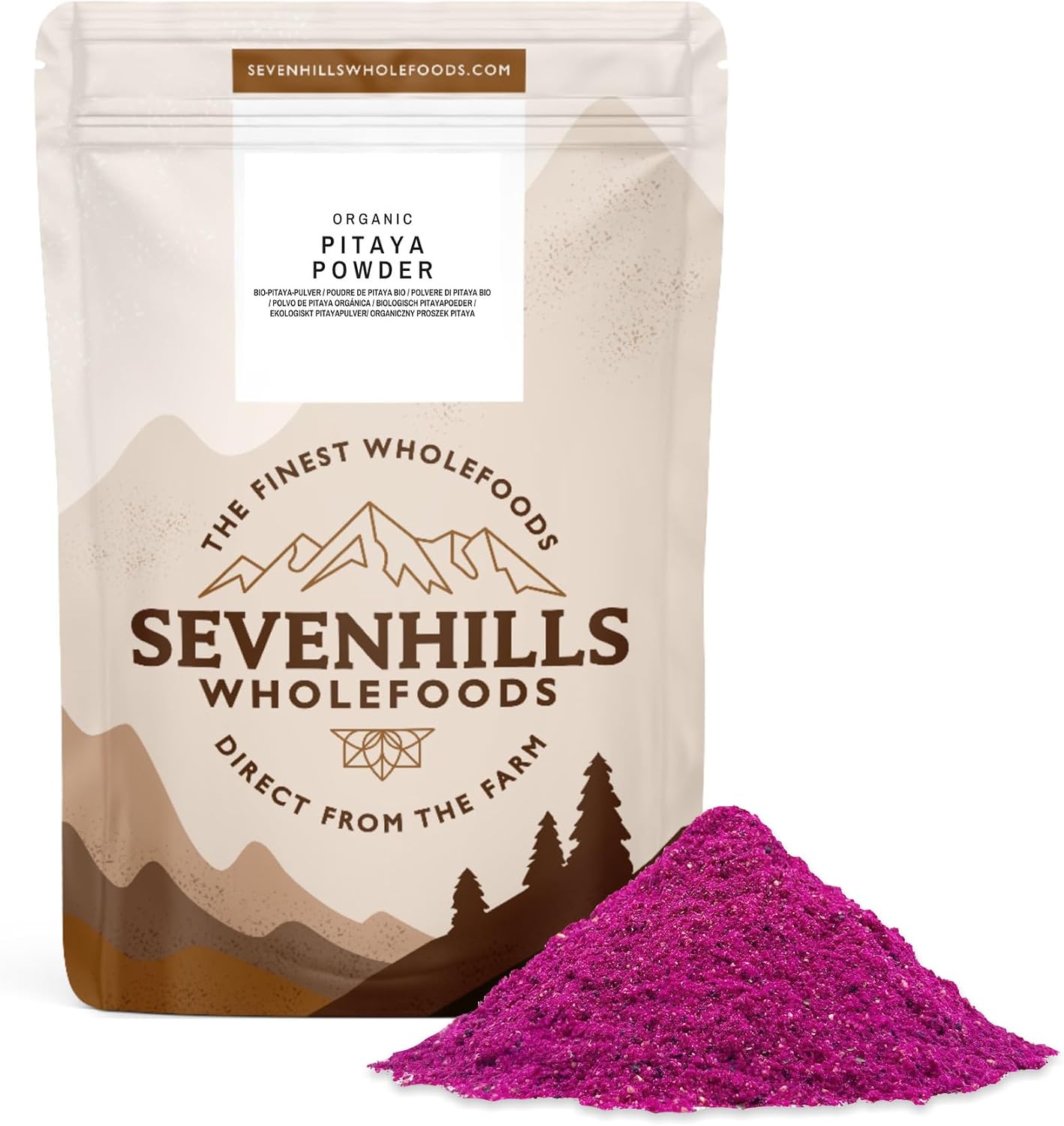 Sevenhills Wholefoods Polvere di Pitaya 100g 🥭