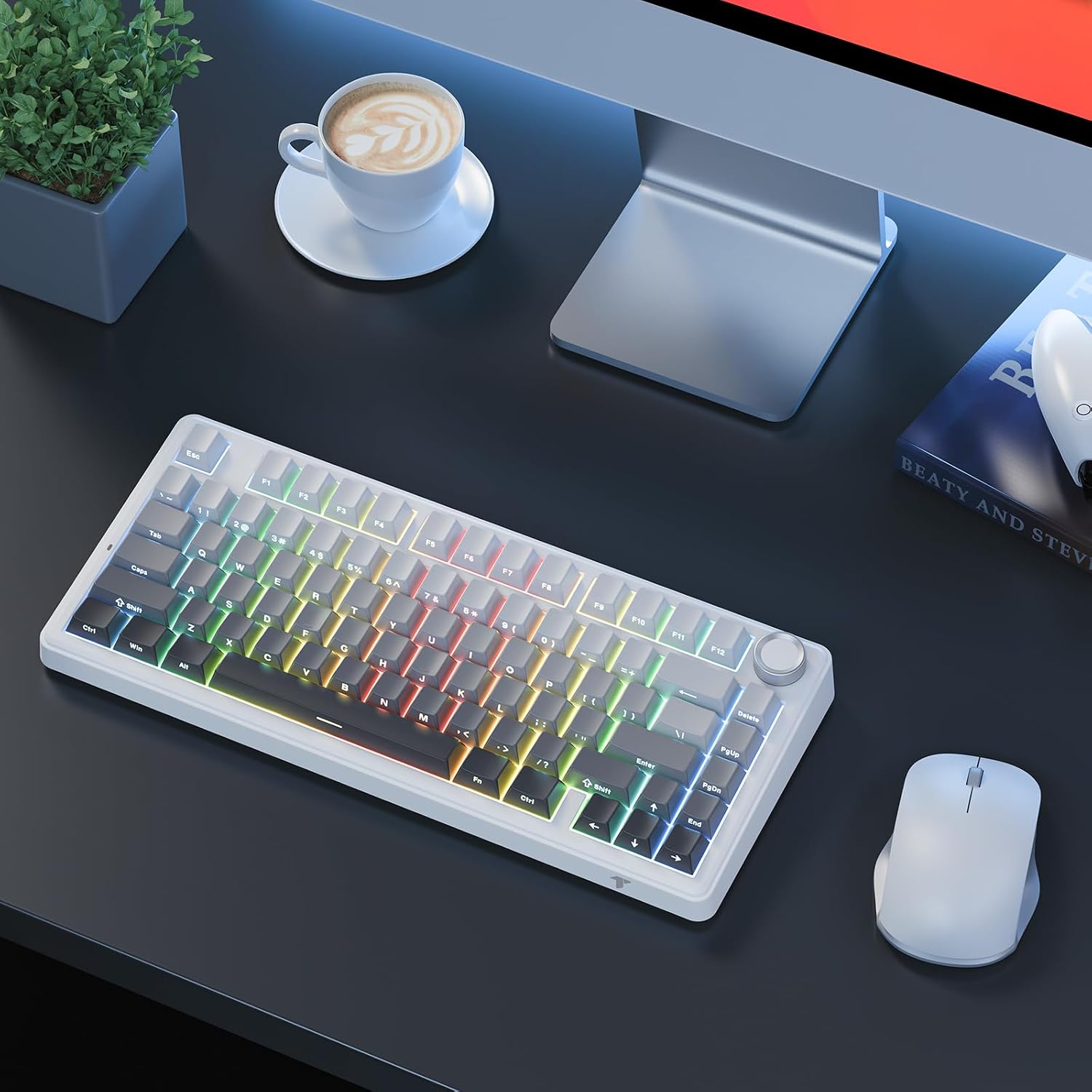 Thumbnail 6 de TECURS Mechanical Gaming Keyboard 2.4GHz wireless ⌨