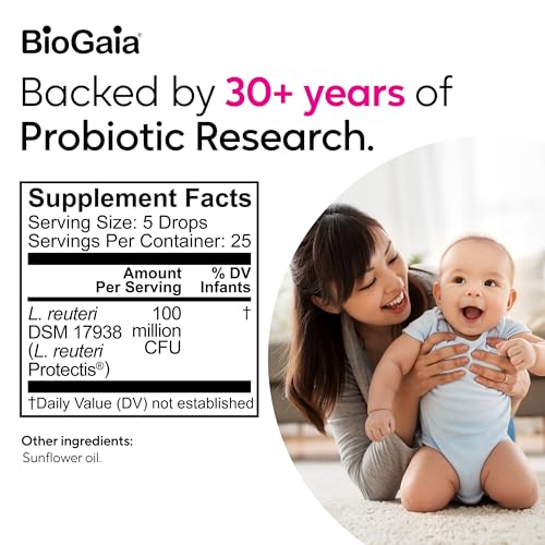Thumbnail 8 de BioGaia Baby Probiotic Drops | Colic & Gas Relief for Newborns