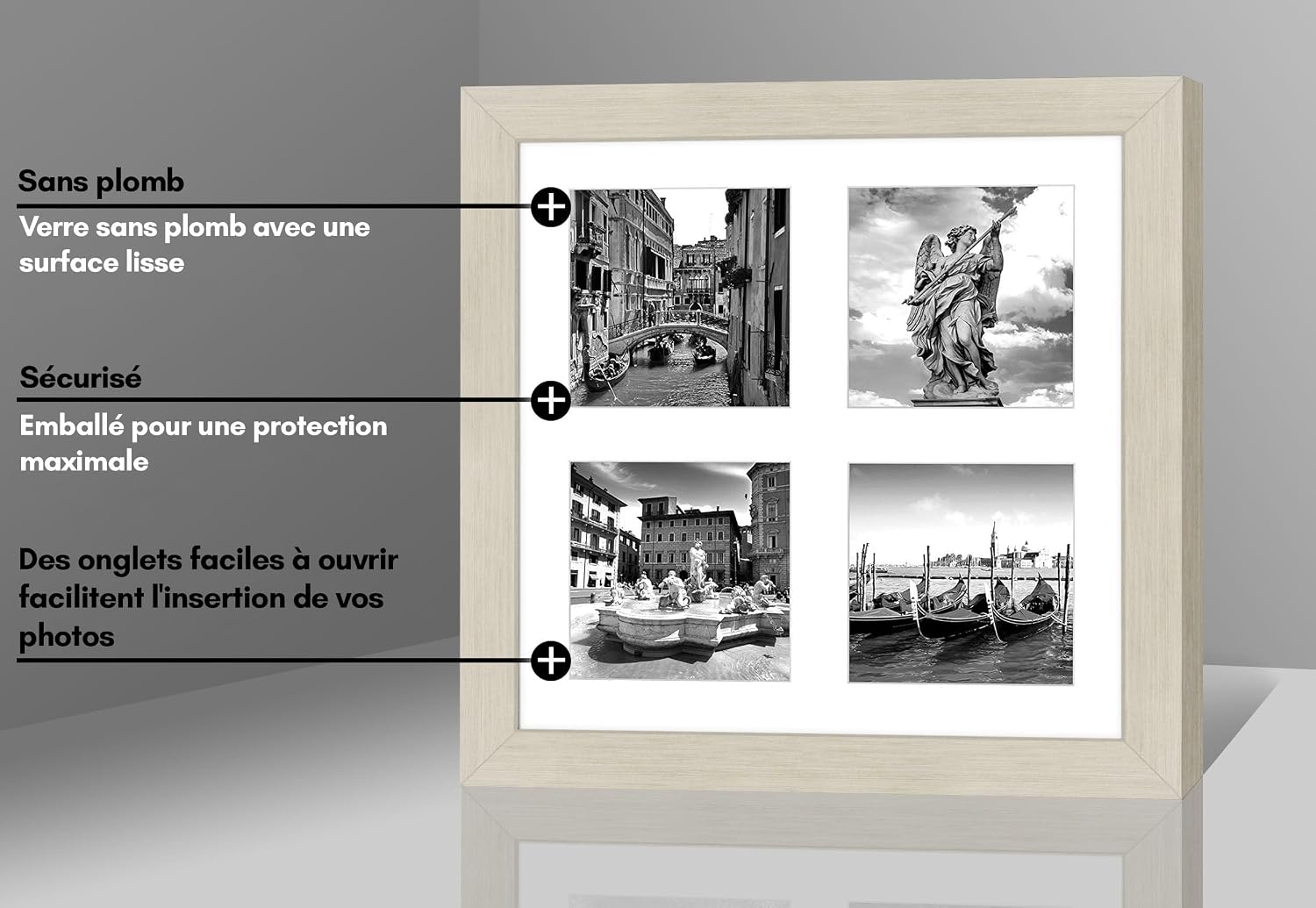 Detalle 1 de Americanflat cadre photo collage 25,4 cm