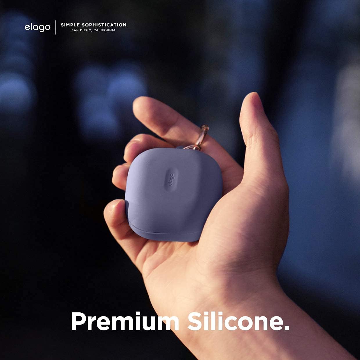 Thumbnail 3 de elago coque en silicone pour Samsung Galaxy Buds FE (2023) / Buds 2 Pro (2022) / Buds 2 (2021) / Buds Pro (2021) / Buds Live (2020) gris lavande