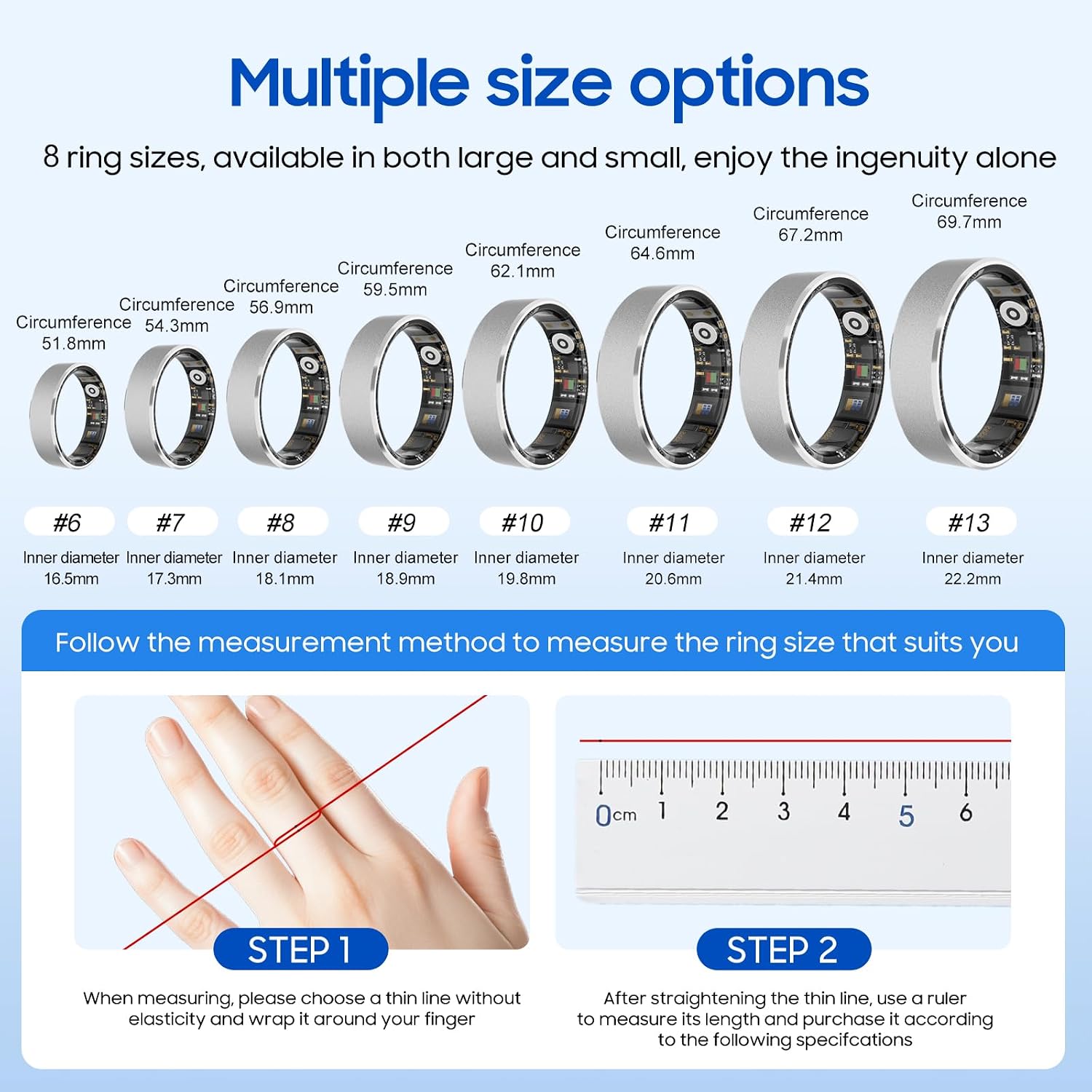 Thumbnail 1 de prxxhri Smart Ring Size 7