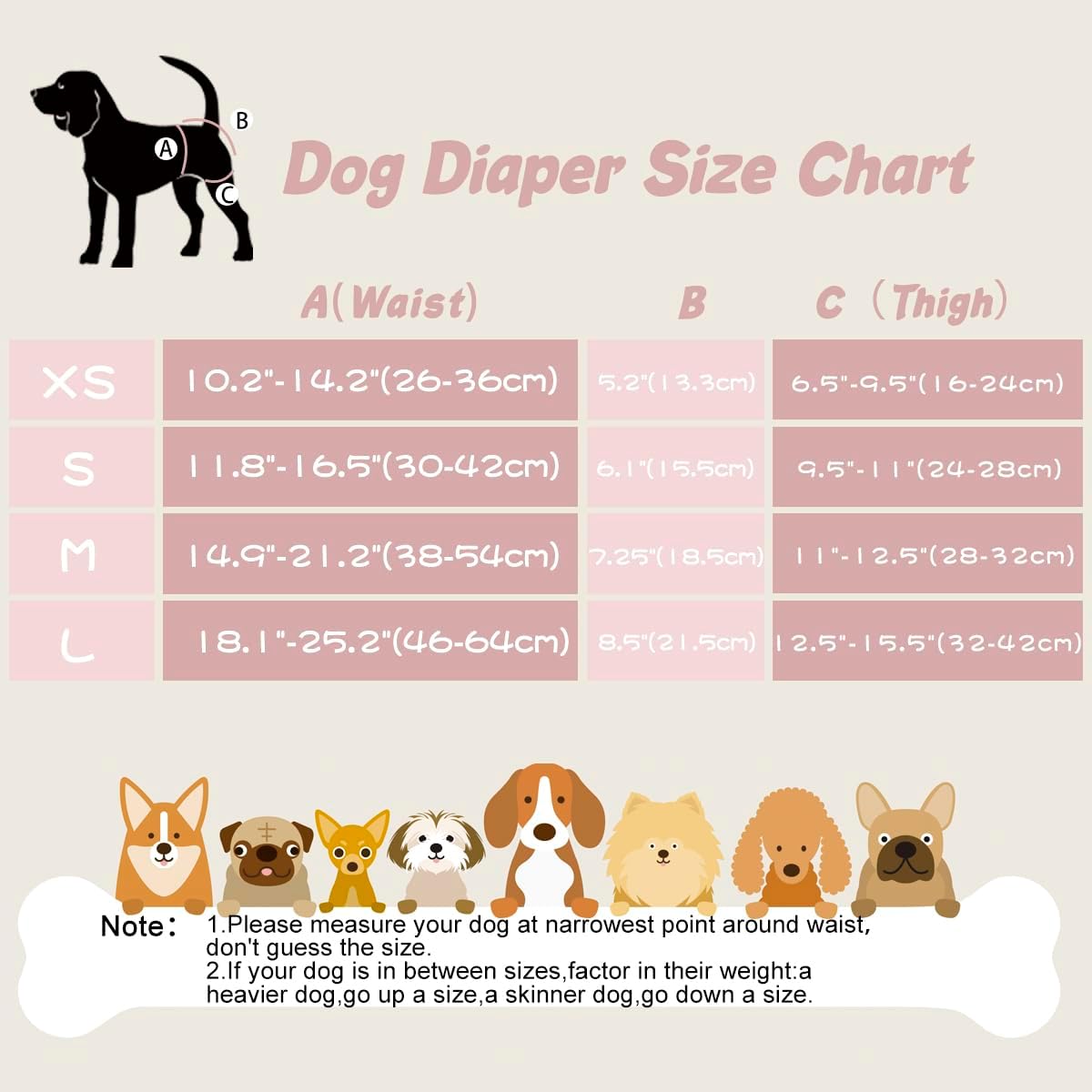 Thumbnail 5 de Hisprout 2-Pack Female Dog Diaper – reusable washable washable sanitary wrap pants for puppies (S, Ocean Series)