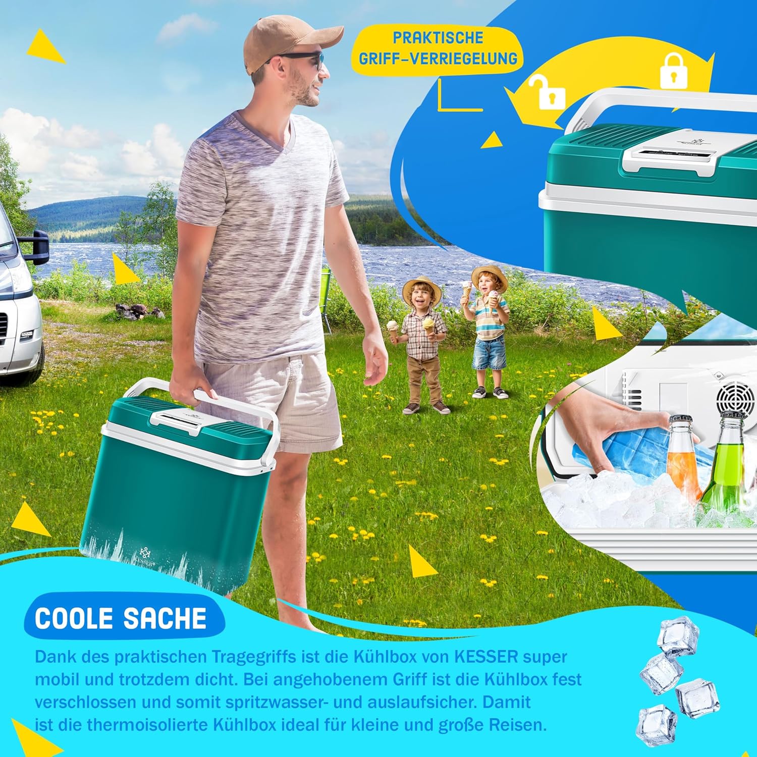 Thumbnail 2 de KESSER 24L Kühlbox Kühlung & Wärme