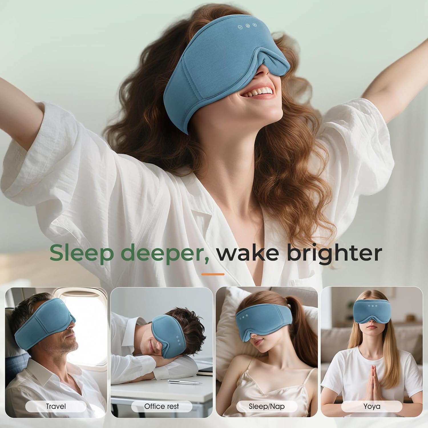 Thumbnail 6 de MUSICOZY sleep mask headphones 14H playtime