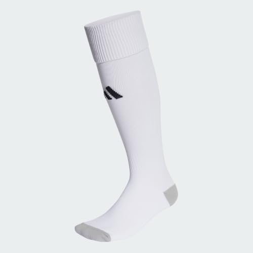 Detalle de adidas Milano 23 Socks Unisex Adulto, Blanco/Negro, 45-48