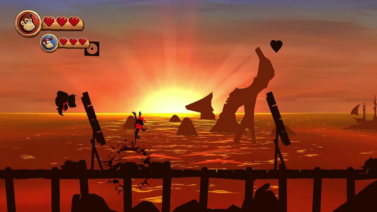 Detalle de Donkey Kong Country Returns HD – Switch: aventura 2D de plataformas para DK y Diddy