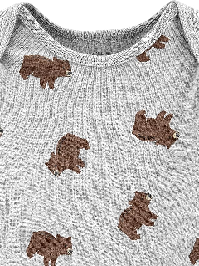 Thumbnail 1 de Simple Joys by Carter's 3-Pack Neutral Cotton Sleeper Gown 0 meses 👶