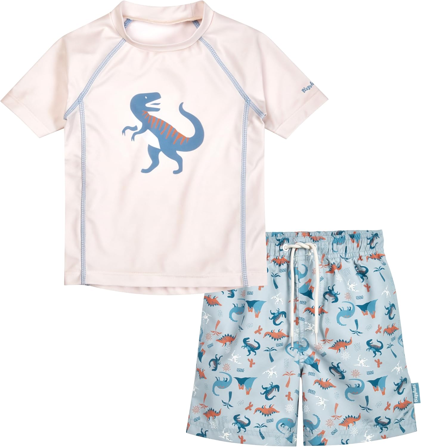Detalle de Playshoes Zweiteiler Maillot dermoprotecteur Garçon – UV 50+, coton recyclé et confort