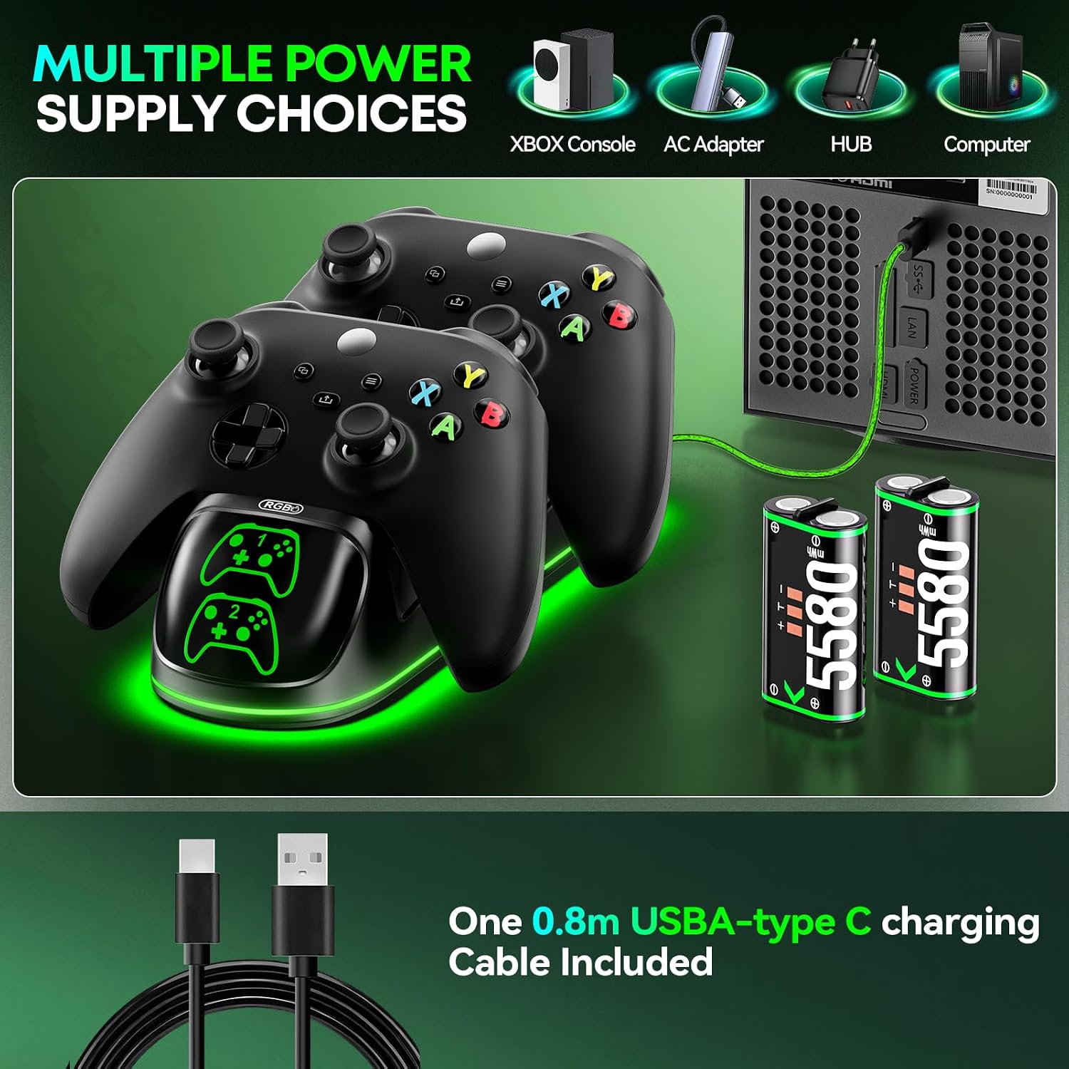 Thumbnail 3 de OIVO Controller Charging Dock 5580mWh
