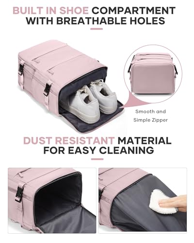 Detalle de BJLFS Mochila de viaje para cabina 40x30x20 (Ryanair/Vueling/Wizz Air) con compartimento para portátil y tejido impermeable