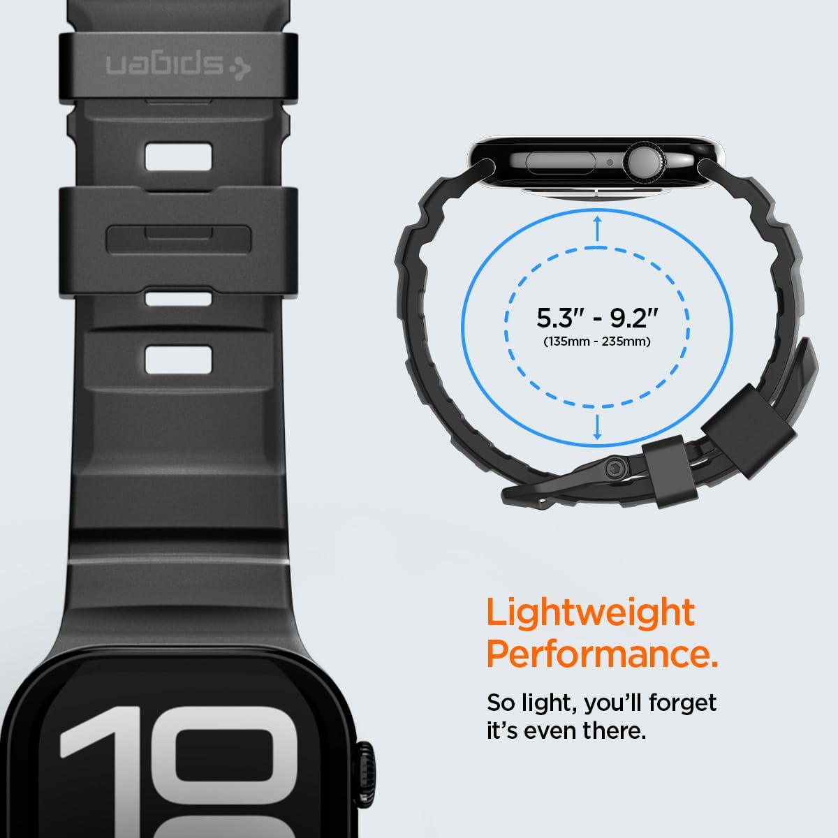 Thumbnail 4 de Spigen Basic cinturino in silicone per Apple Watch (compatibile Ultra 3/2/1 49mm, Series 11/10 46mm e altri)