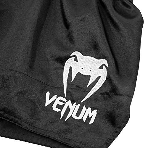 Detalle 2 de Venum Shorts Classic Muay Thai Noir-Blanc - M