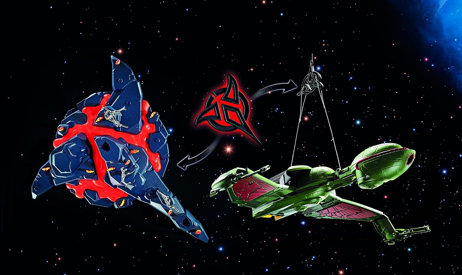 Detalle 1 de PLAYMOBIL 71089 Star Trek Klingonenschiff