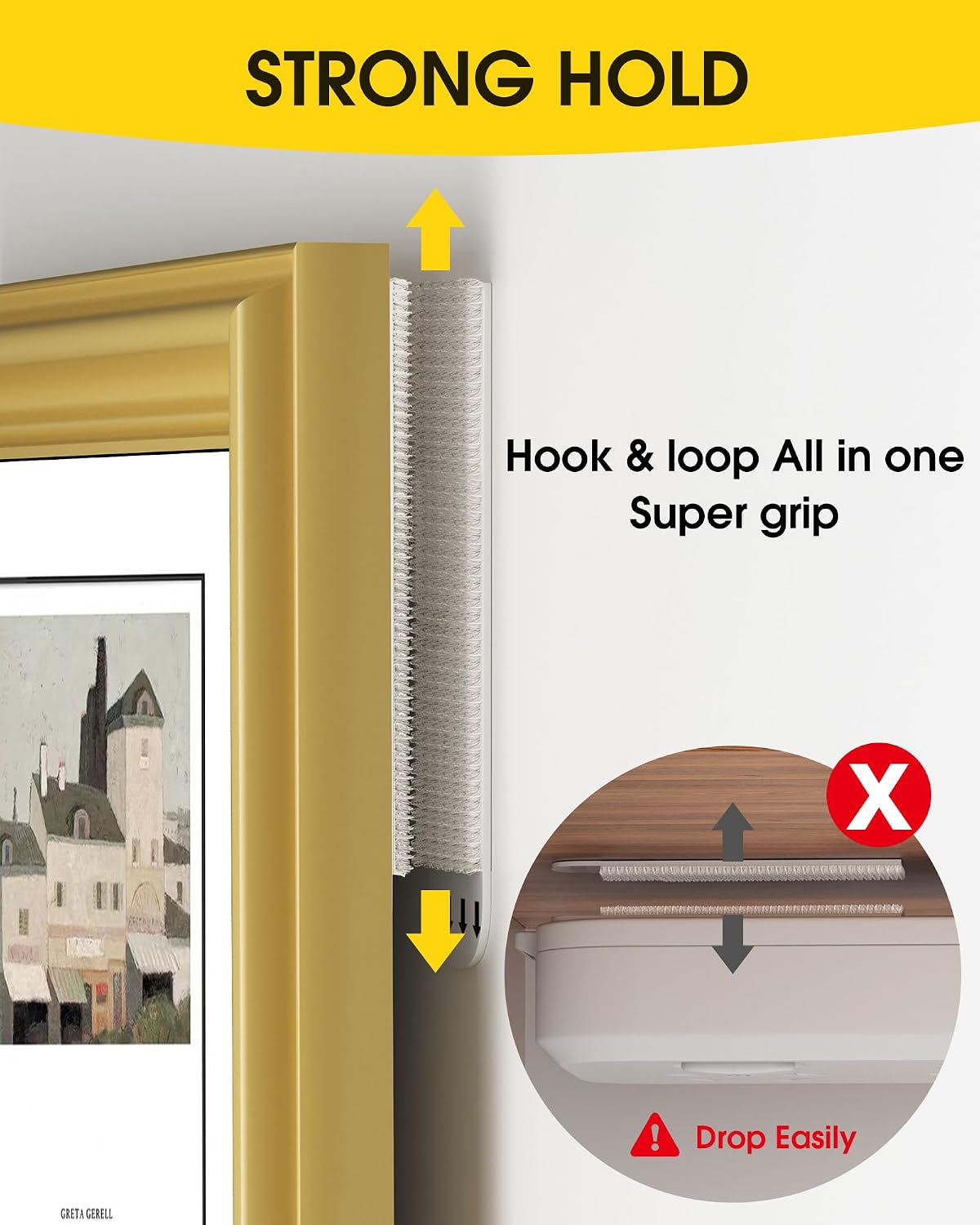 Detalle de Emitever Picture Hanging Strips M 5.4 kg